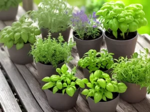 Plantas Aromáticas e hortas em apartamento